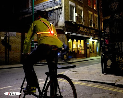 Commuter X4 wearable fibreoptic bike light