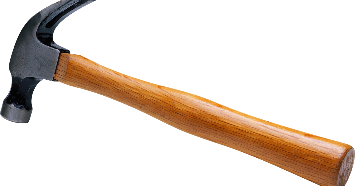 Clip Art of Hammer and Nail Transparent - wide 7