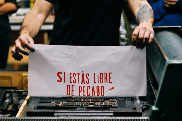 Curso de Letterpress en Buenos Aires con Tano Veron - impresión en letterpress