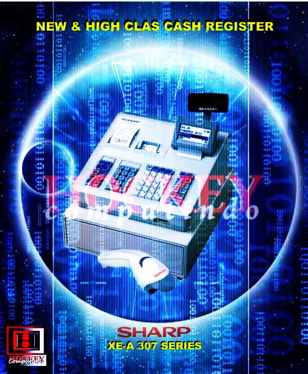 MESIN KASIR SHARP BARU XE-A307 CASH REGISTER, cash register sharp xe-a307, mesin kasir sharp, MESIN KASIR SHARP BARU XE-A307, mesin kasir sharp xe-a307, mesin kasir terbaru, SHARP, SHARP CASH REGISTER, sharp xe-a307