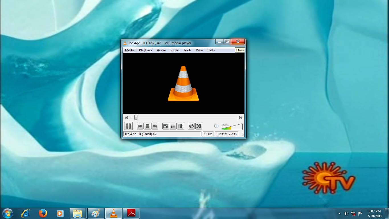 Set video as your desktop wallpaper using vlc player VLC Media Player