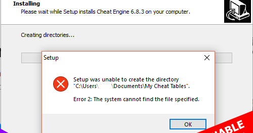 Unable to sign. Setup was unable to create the directory. unable to create directory что это. setup was unable to create the directory error 123. paint unable to create new document.