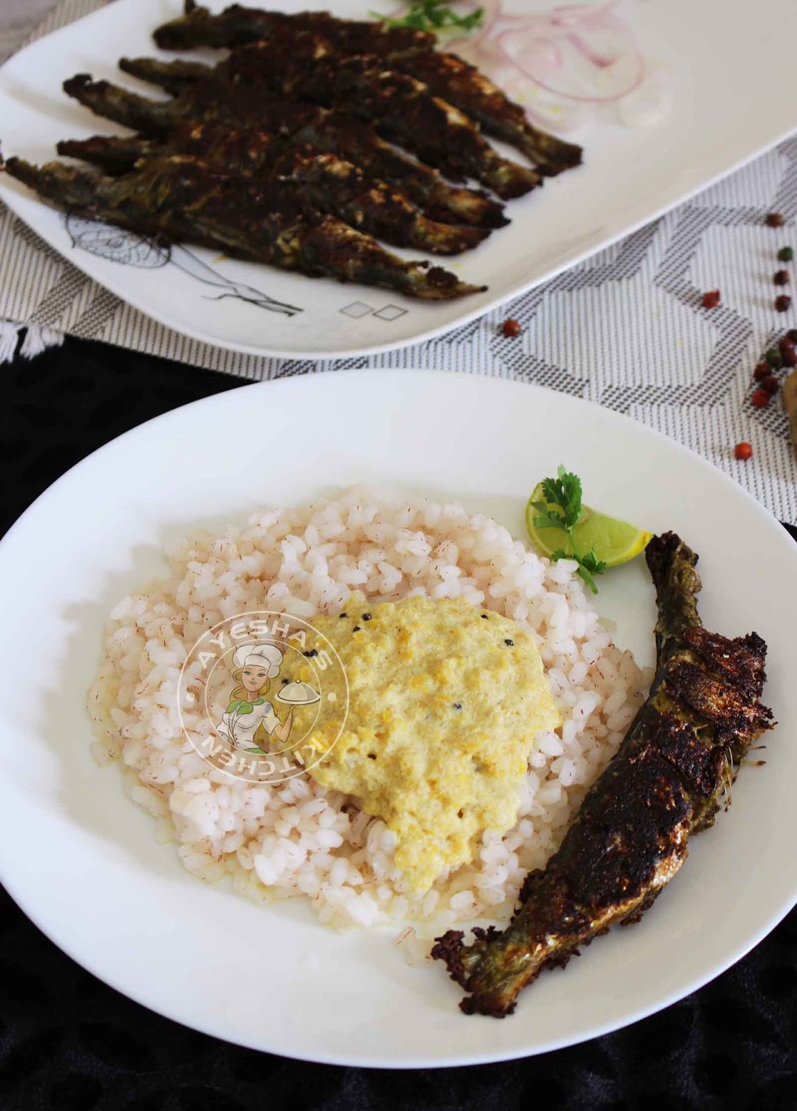 GREEN FISH MASALA FRY HEALTHY FRIED FISH WITH VERY LESS OIL