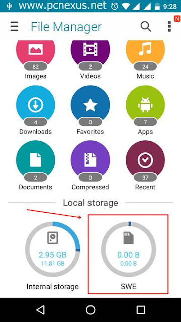 asus file manager not accessing usb otg