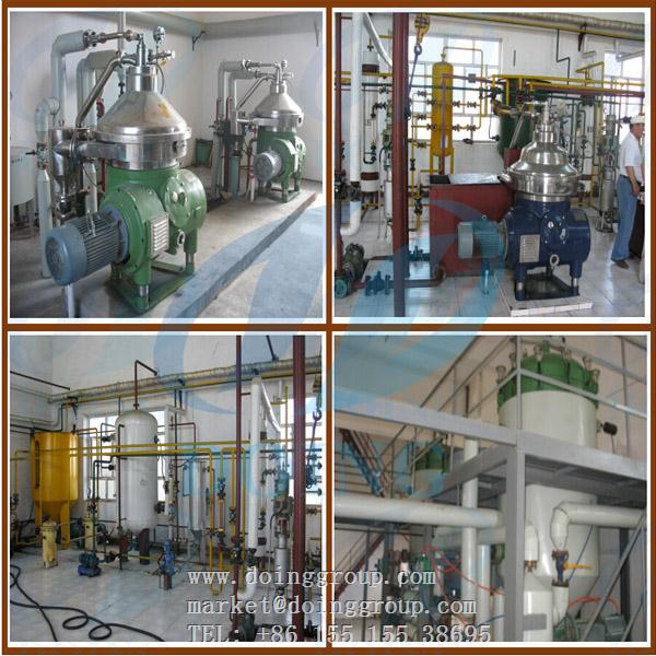 Cooking oil machine Crude cooking oil refining process flow chart