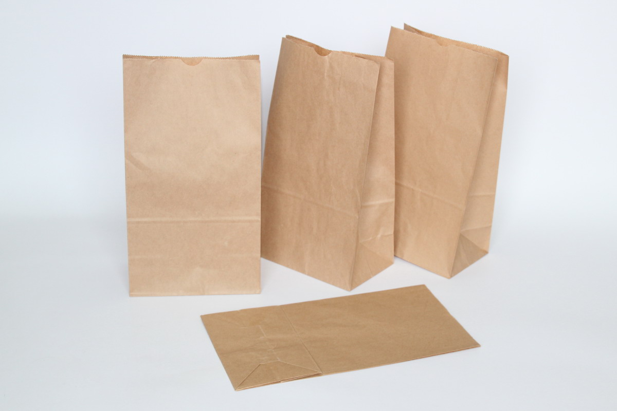Brown Paper Bag Murah / Grosir Murah Kustom Paper Bag Tas Kertas Kraft