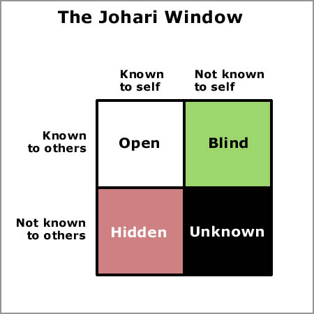 management the johari window johari window