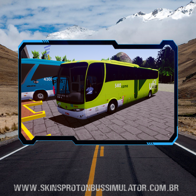 G6 1050 Util Cama Skin Proton Bus Simulator - G6 1050 MB O-500R 4X2 Util Cama