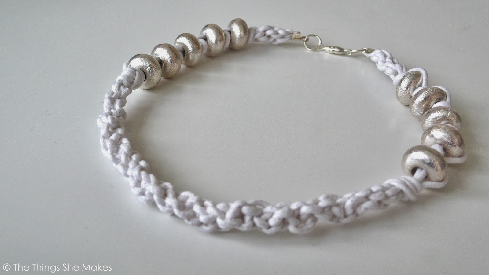 How to Make a Knotted Bead Necklace The Things She Makes