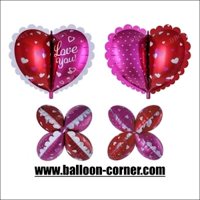 Balon Foil Hati Love You 4 Dimensi / Foil Hati Love You 4D Balon Foil Hati Love You 4 Dimensi / Foil Hati Love You 4D