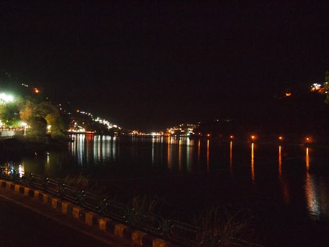 Nainital at night