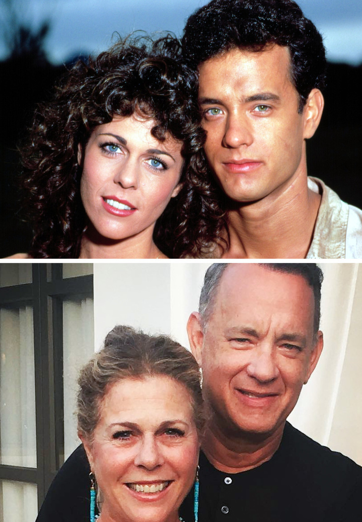 13 Then And Now Pictures Of Famous Women With Their Husbands And Kids