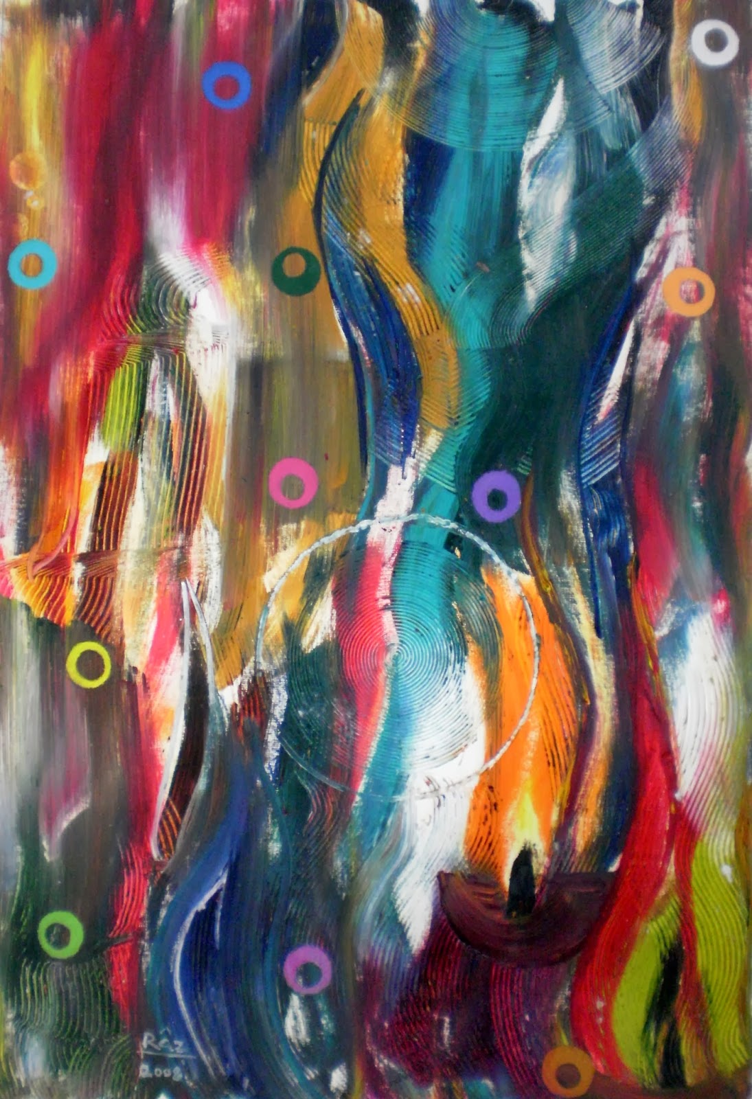 Razarts Color Therapy Abstract oil painting Understanding of Color