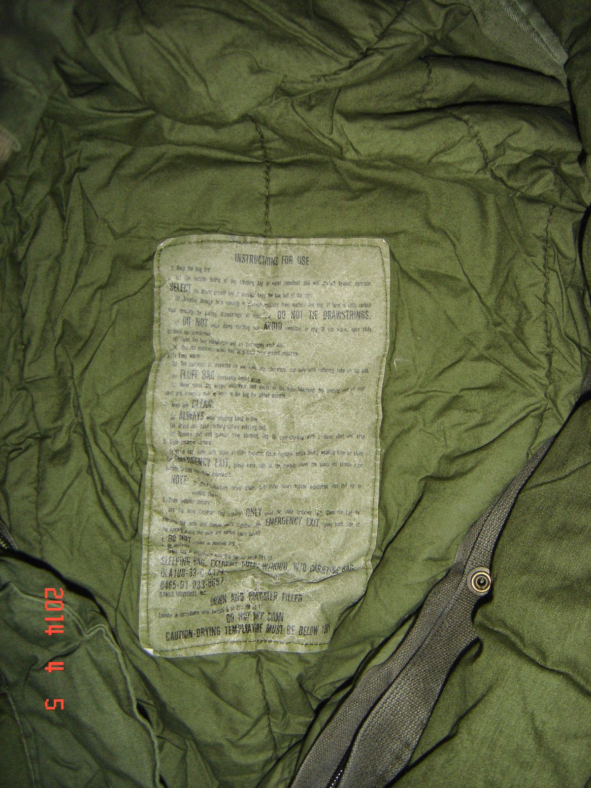 bingbabel US Army Extreme Cold Weather Sleeping Bag