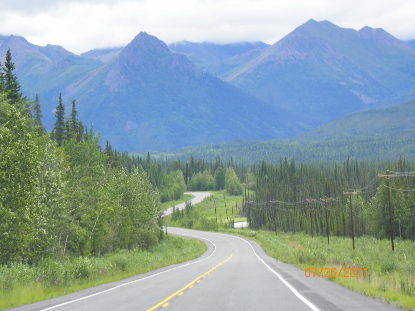 Alaska Vacation 2 Valdez to Tok,Alaska Hwy A1