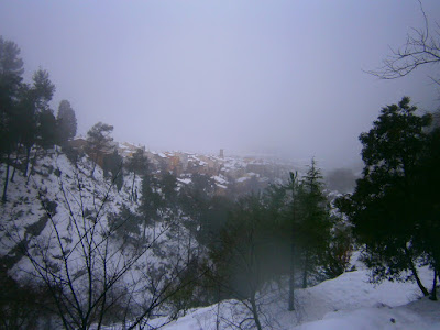 nieve en serra mariola. autor: miguel alejandro castillo moya