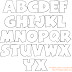 alphabet coloring pages a z pdf beautiful 46 pics a to z - 8x105 inch black printable alphabet letters