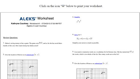 aleks student login aleks student login