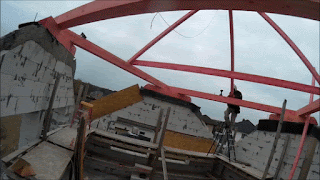 steel roof beams collapse workplace accident fail