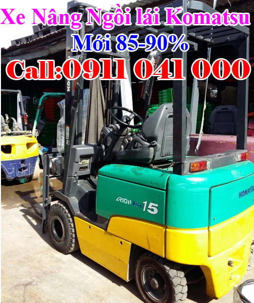 Bán xe nâng điện cũ 1 tấn 1.5 tấn đứng lái Toyota, Komatsu, Nichiyu giá thấp hậu mãi tốt
