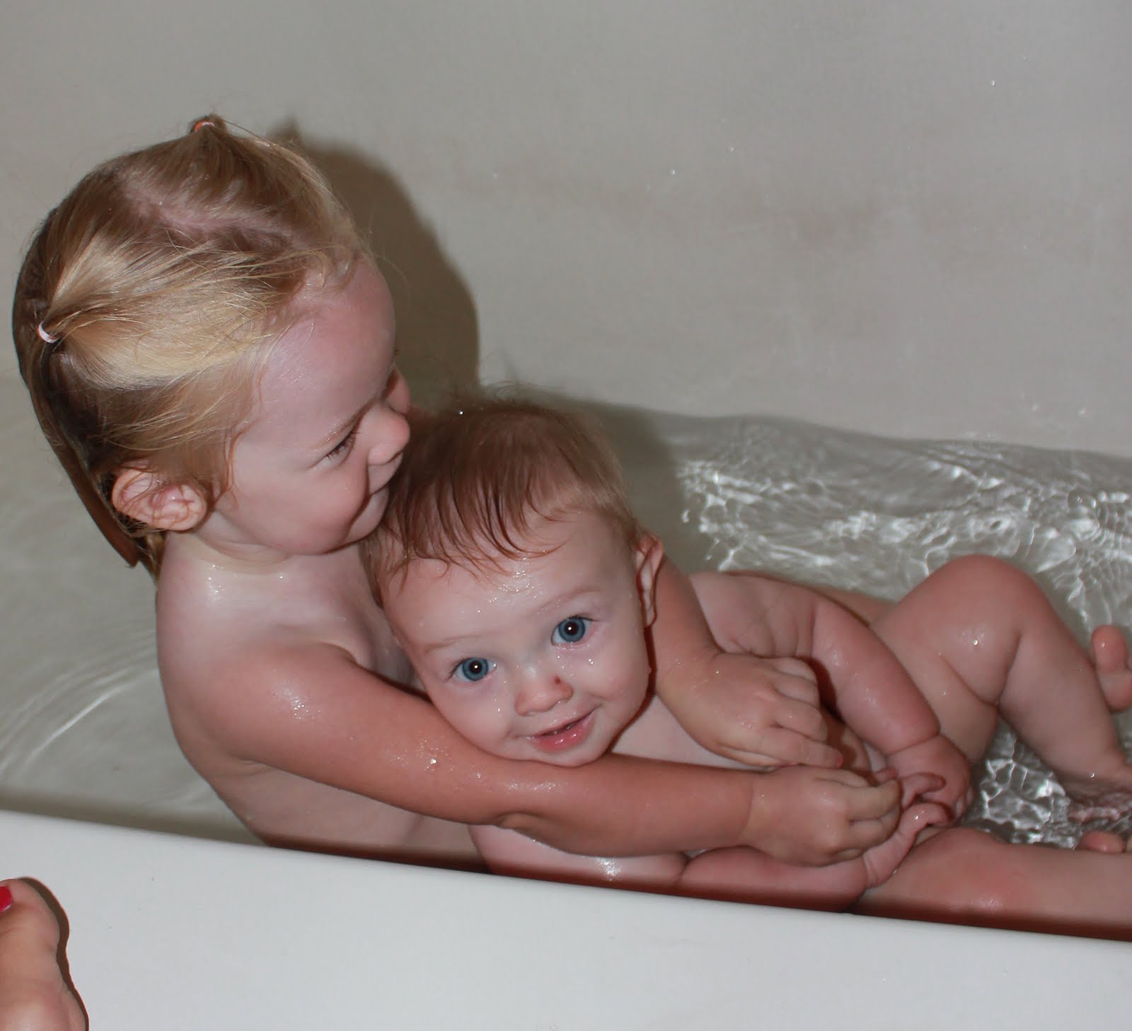 Bath time is always lots of fun at our house. 