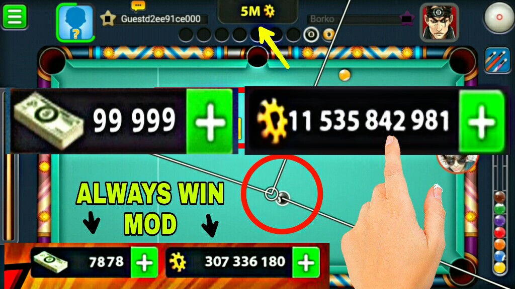 ball pool hack unlimited coins and cash hack 
