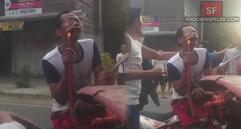 Shocking: A Man Almost Lost His Face After Got Impaled On A Car He