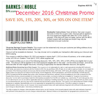 Barnes and Noble coupons december 2016 Barnes and Noble coupons december 2016