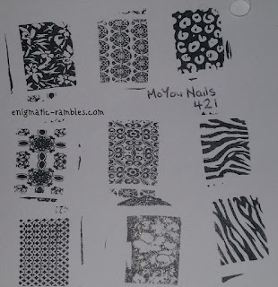Review-MoYou-Nails-421-Stamping-Plate