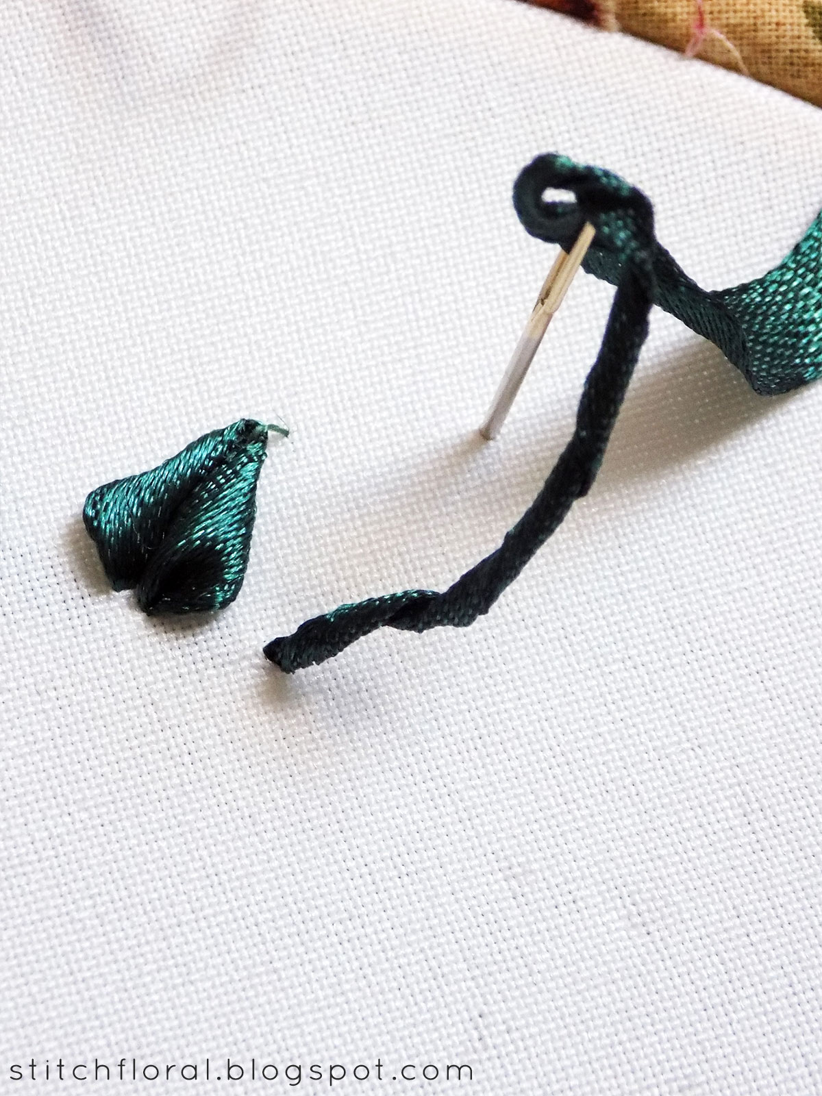 5 basic stitches for ribbon embroidery Stitch Floral