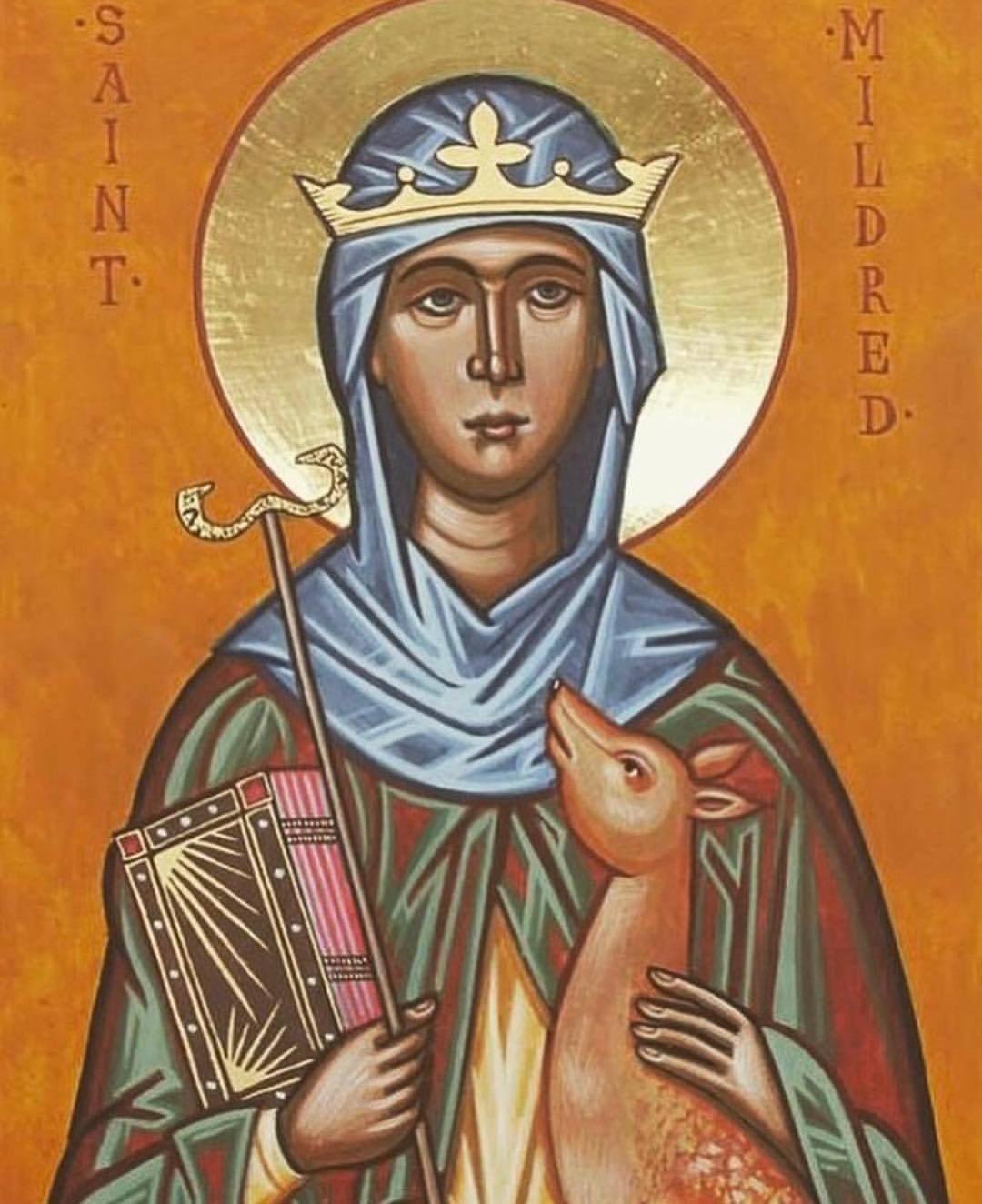 The Heavy Anglophile Orthodox Venerable Mildþrýð, Abbess of Minsterin