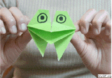 Cách chơi: Cầm hai tay kéo con ếch ra và vào bạn sẽ thấy hình con ếch kêu, rất hay phải không ?