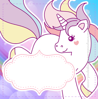 Bello Kit de Unicornio para Imprimir Gratis. Bello Kit de Unicornio para Imprimir Gratis.