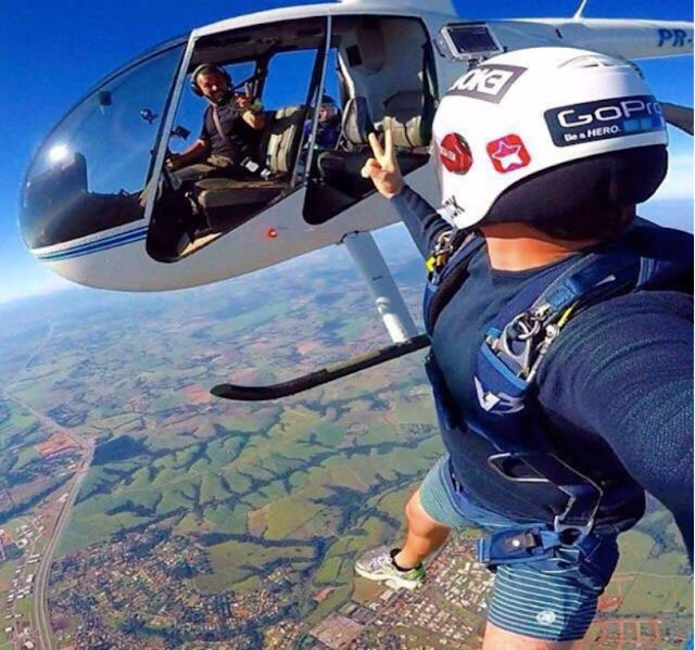 Jump from the Sky Selfie Jump from the Sky Selfie