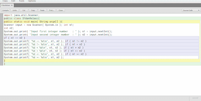 if and relasi java if and relasi java