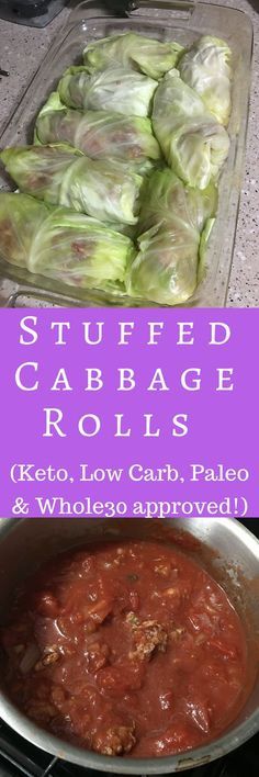 Stuffed Cabbage Rolls (Keto, Low Carb, Paleo & Whole30 approved!)