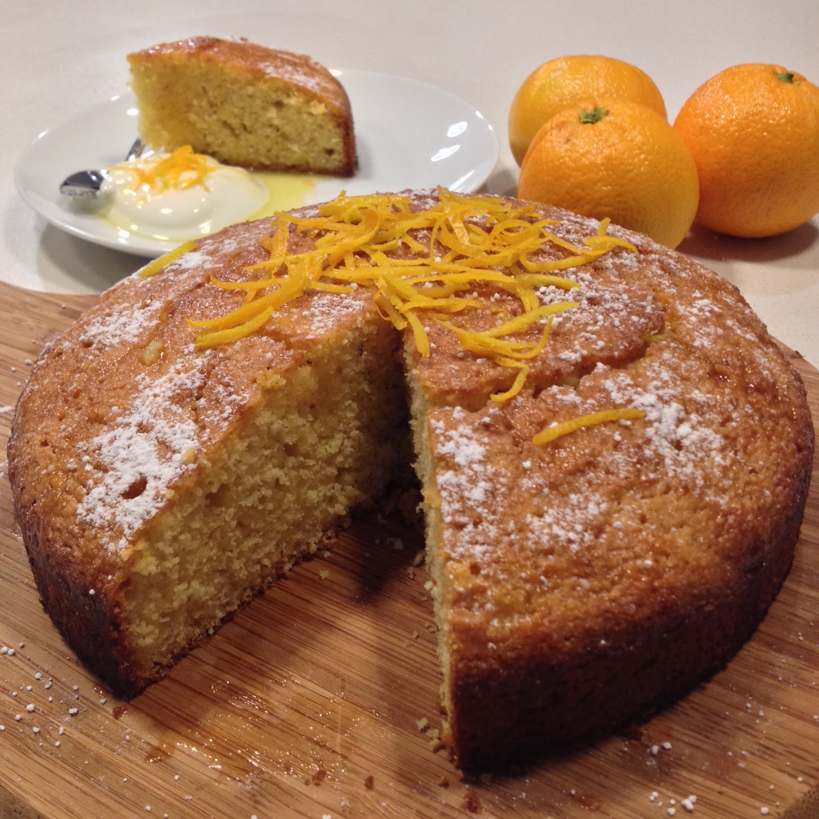 Spark My Pantry : Orange Polenta Cake