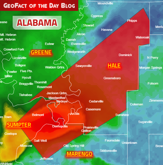 GeoFact of the Day 12/16/2019 Update to Alabama Tornado Warnings 1 & 2