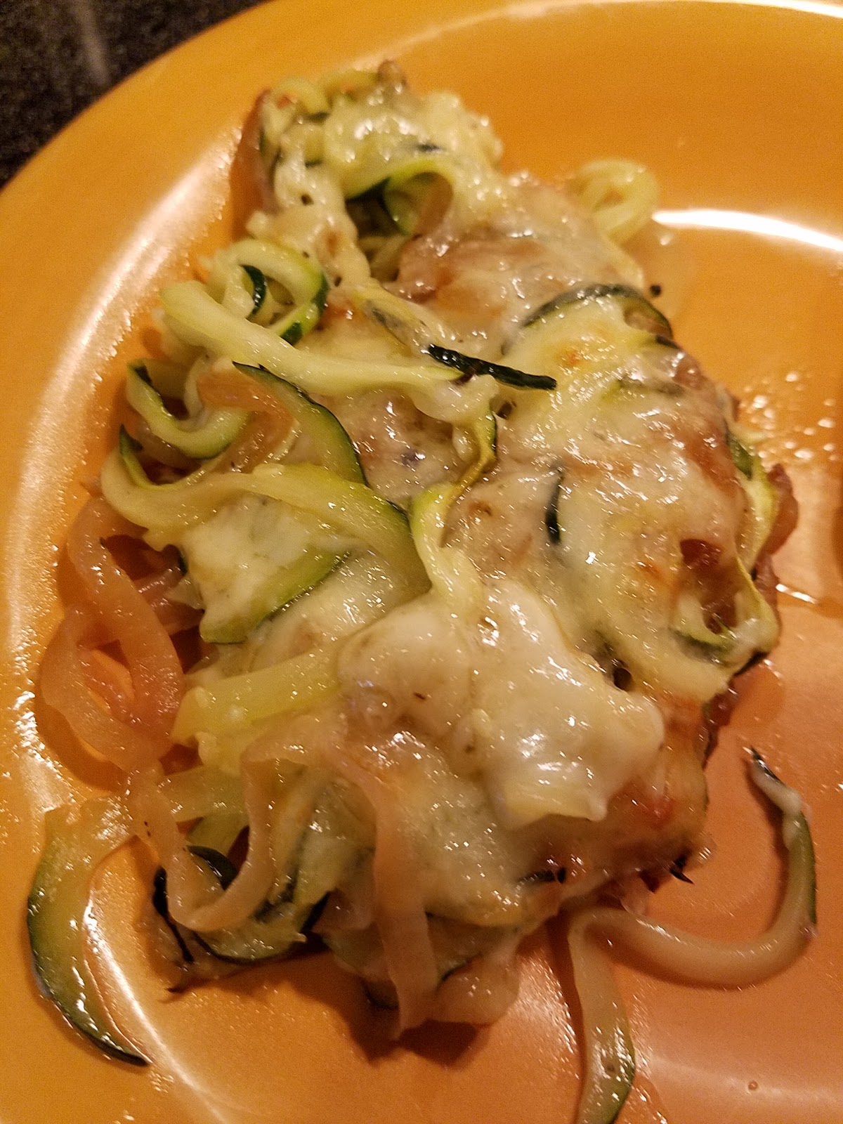 Cooking Healthy in an Unhealthy World French Onion Zoodle Bake