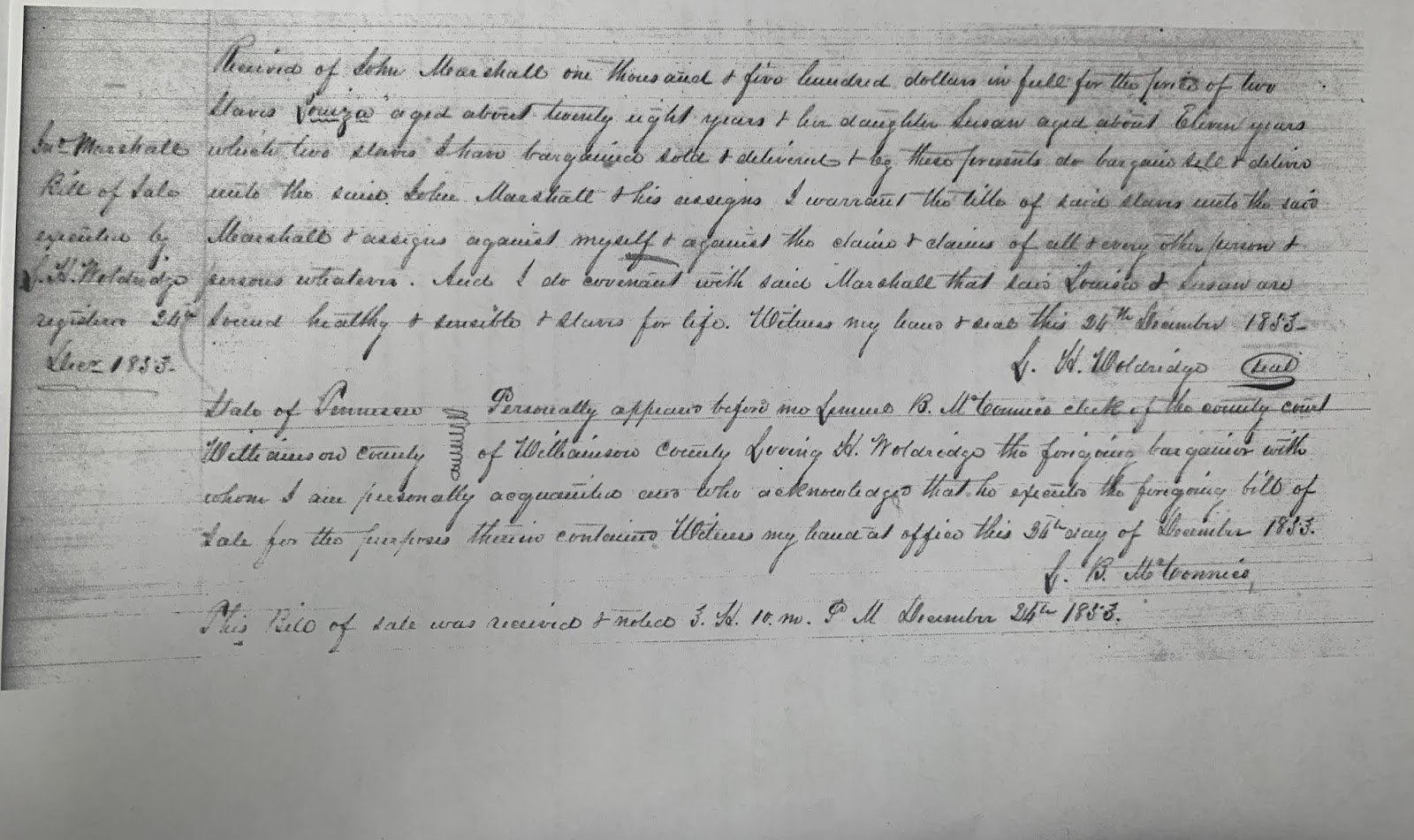 From Slaves to Soldiers and Beyond Williamson County, Tennessee's