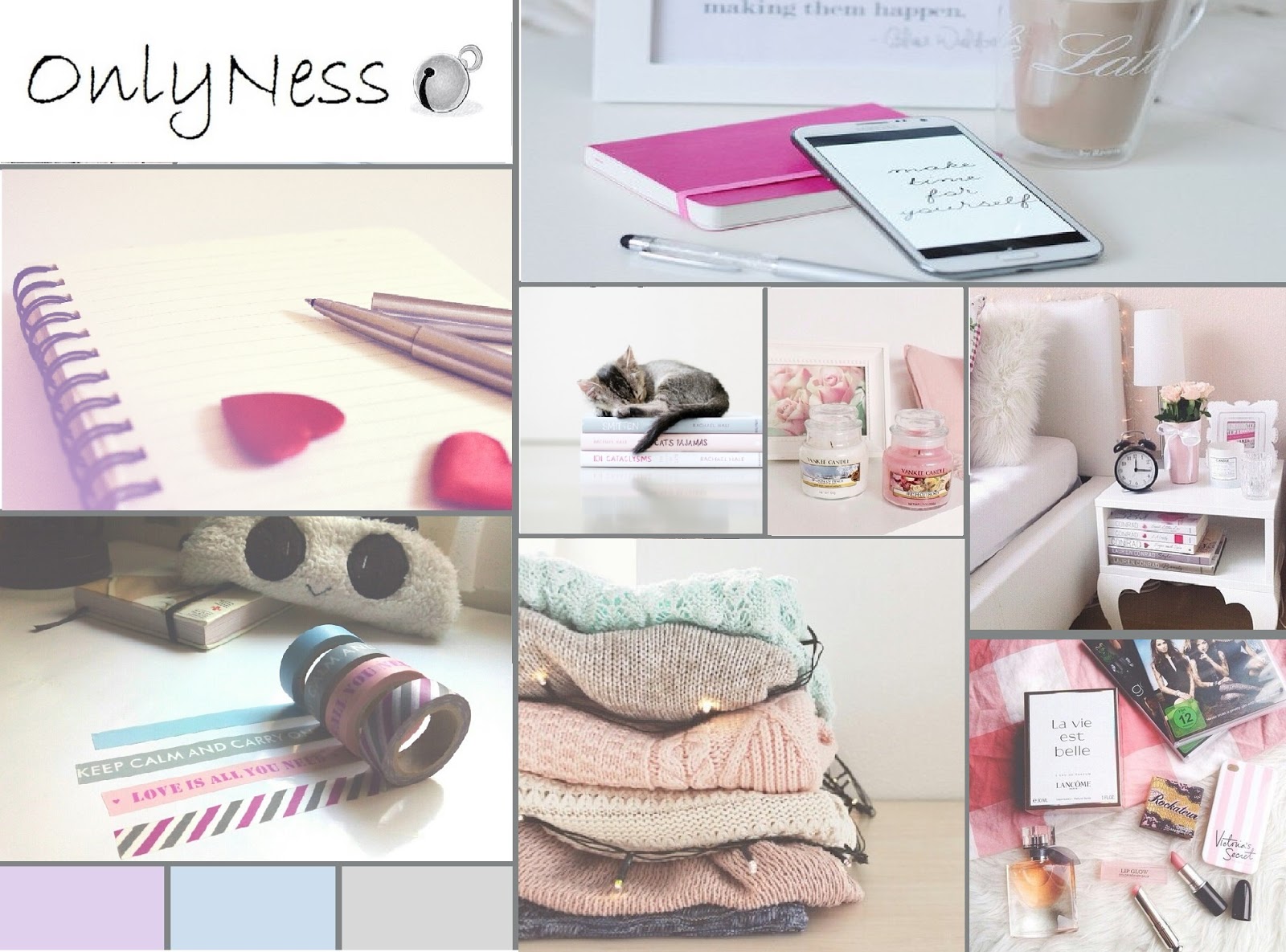 moodboard onlyness colores pastel