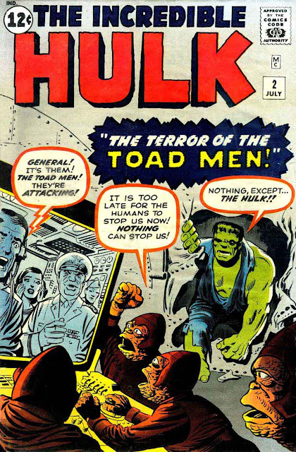 Incredible Hulk v1 #2 marvel comic book cover art by Jack Kirby & Steve Ditko Incredible Hulk v1 #2 marvel comic book cover art by Jack Kirby & Steve Ditko