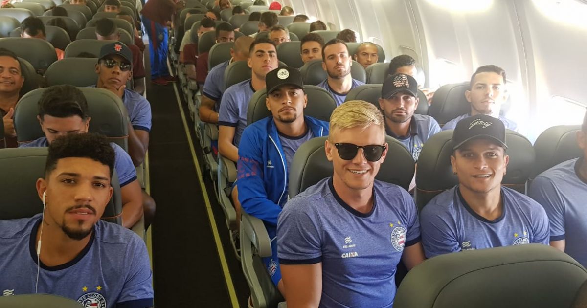 Bahia e Vitória dividem o mesmo voo na volta para Salvador