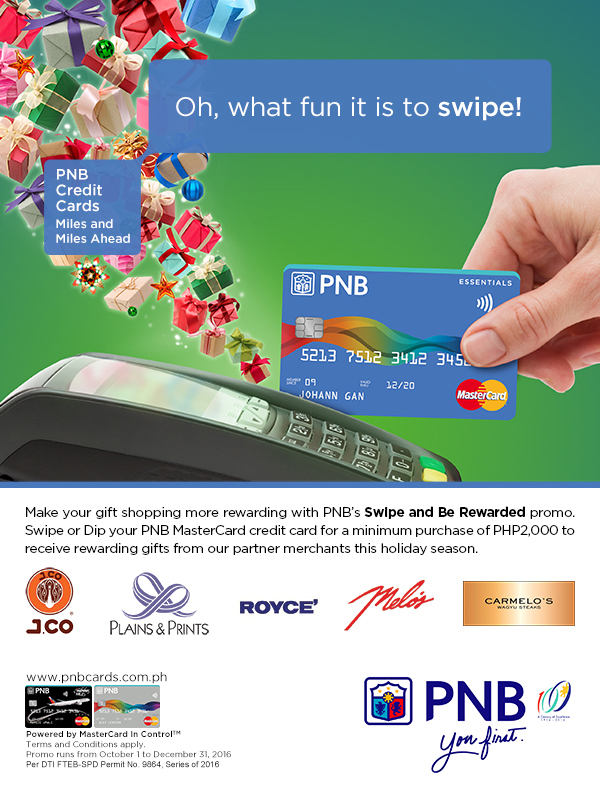 Manila Life Swipe and Be Rewarded with your PNB Credit Cards