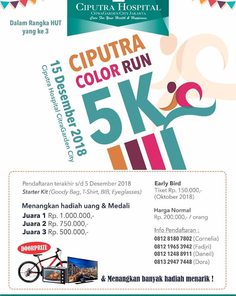 Ciputra Color Run • 2018 Ciputra Color Run • 2018