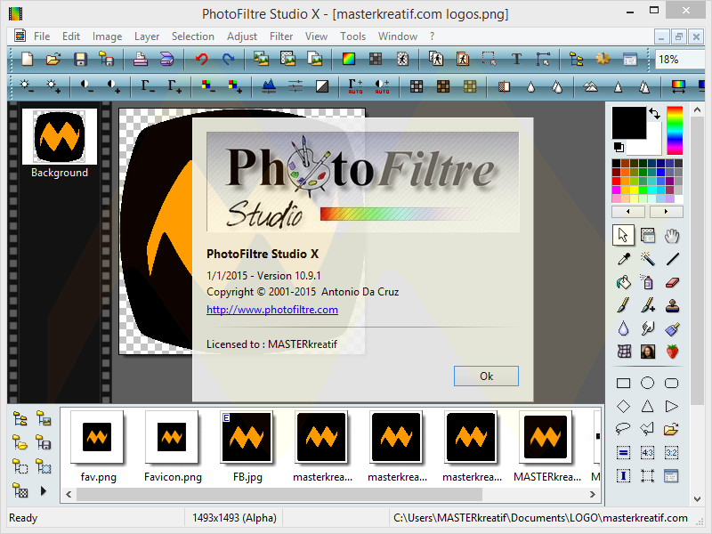 PhotoFiltre Studio X 10.9.1 PhotoFiltre Studio X 10.9.1