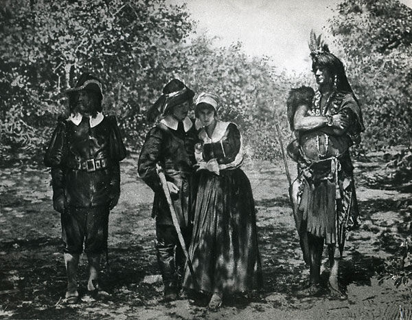 A scene from the 1921 movie The Virginia Pilot Online.