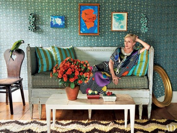 For lack of a better name, call it Hamptons farmhouse boho luxe - guest room 1 BoHoHome.com @bohosusan