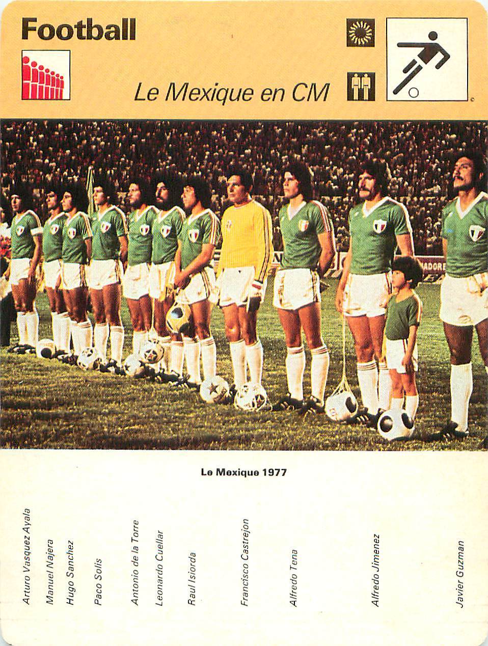 Football Yesterday & Today Le Mexique en Coupe du Monde (fiche football)