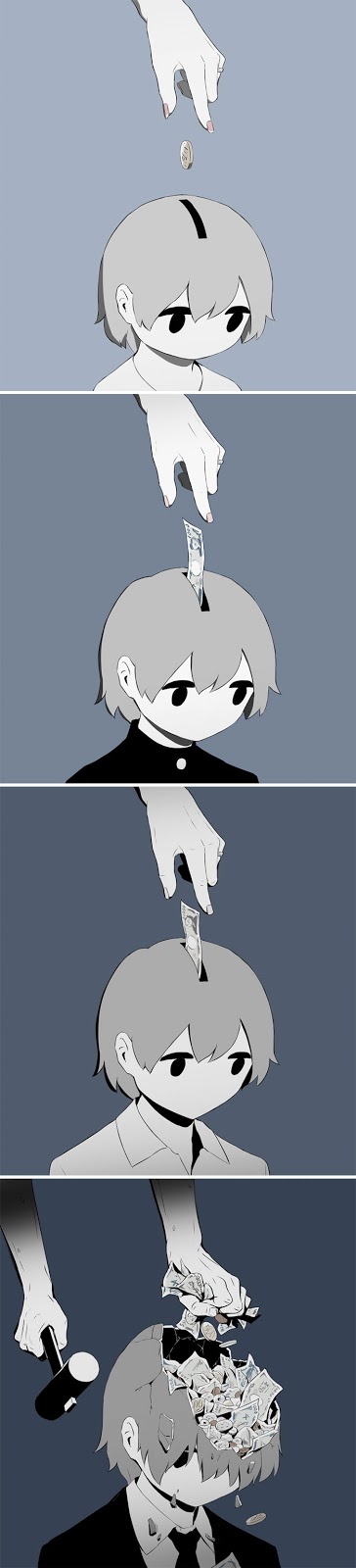 Thought-Provoking Illustrations By Japanese Artist That Changed Our Perspective Thought-Provoking Illustrations By Japanese Artist That Changed Our Perspective